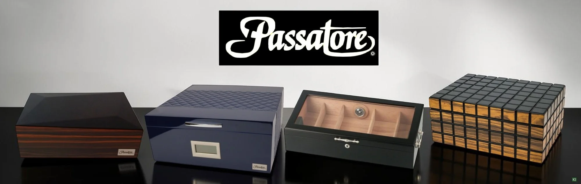 Elegante Zigarrenlagerung im Passatore Edelholz-Humidor