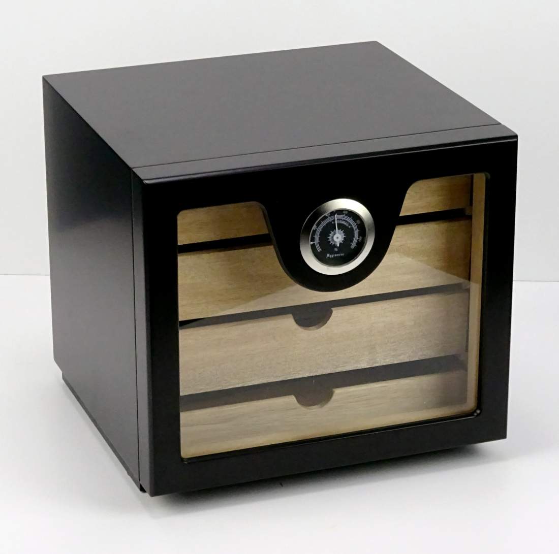 Angelo Humidorschrank Cabinett schwarz