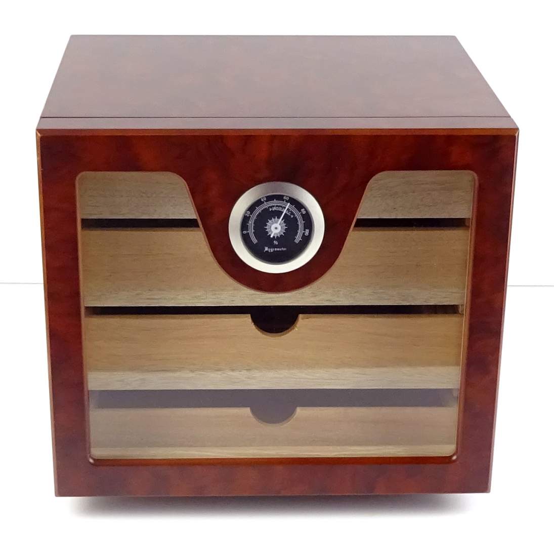 Angelo Humidorschrank Cabinett Wurzelholz Optik