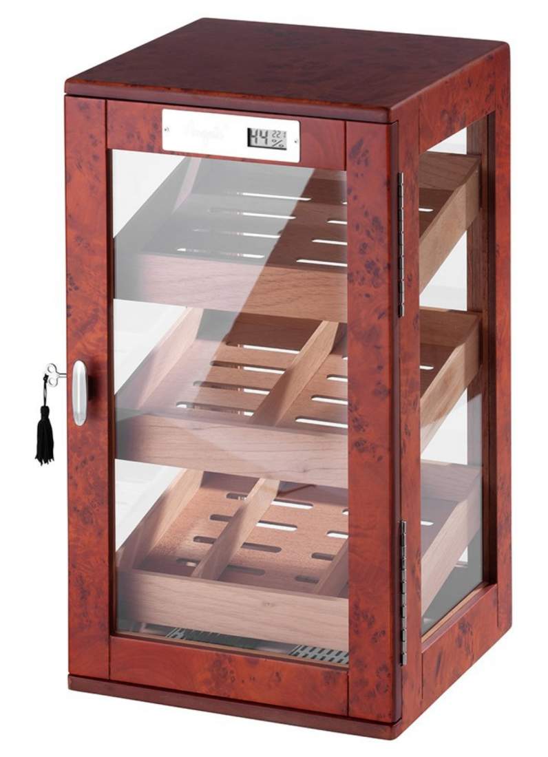 Angelo Humidor Schrank Kabinett braun